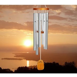 New Woodstock Wind Chime Amazing Grace Medium (24'') Silver